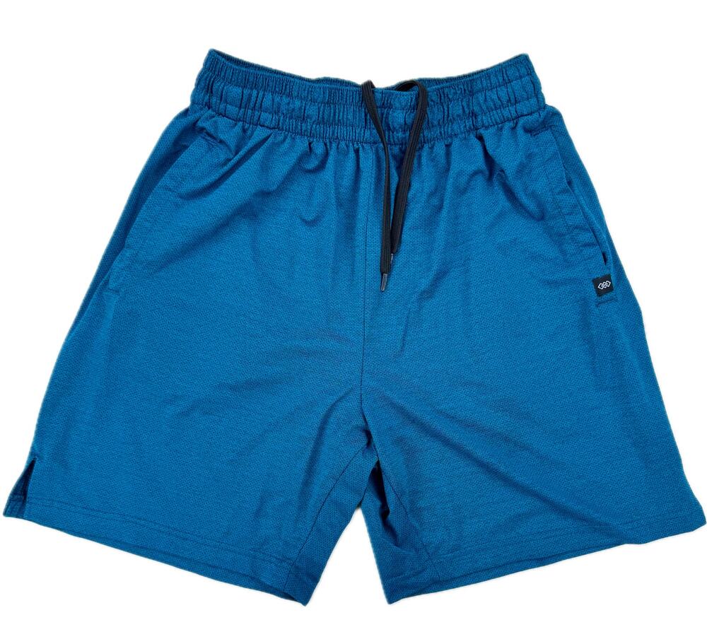 Leg3nd On the Move Men's Athletic Training Gym Shorts Medium Blue